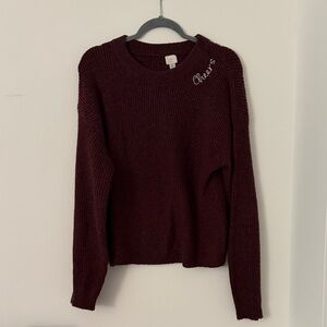 Target Crewneck Sweater, embroidered